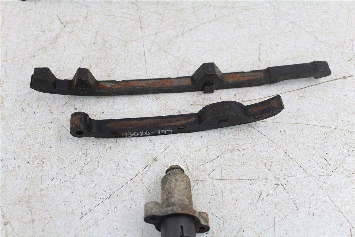2003 Suzuki Vinson 500 Timing Chain Guide Slides w/ Camshaft Tensioner 43020