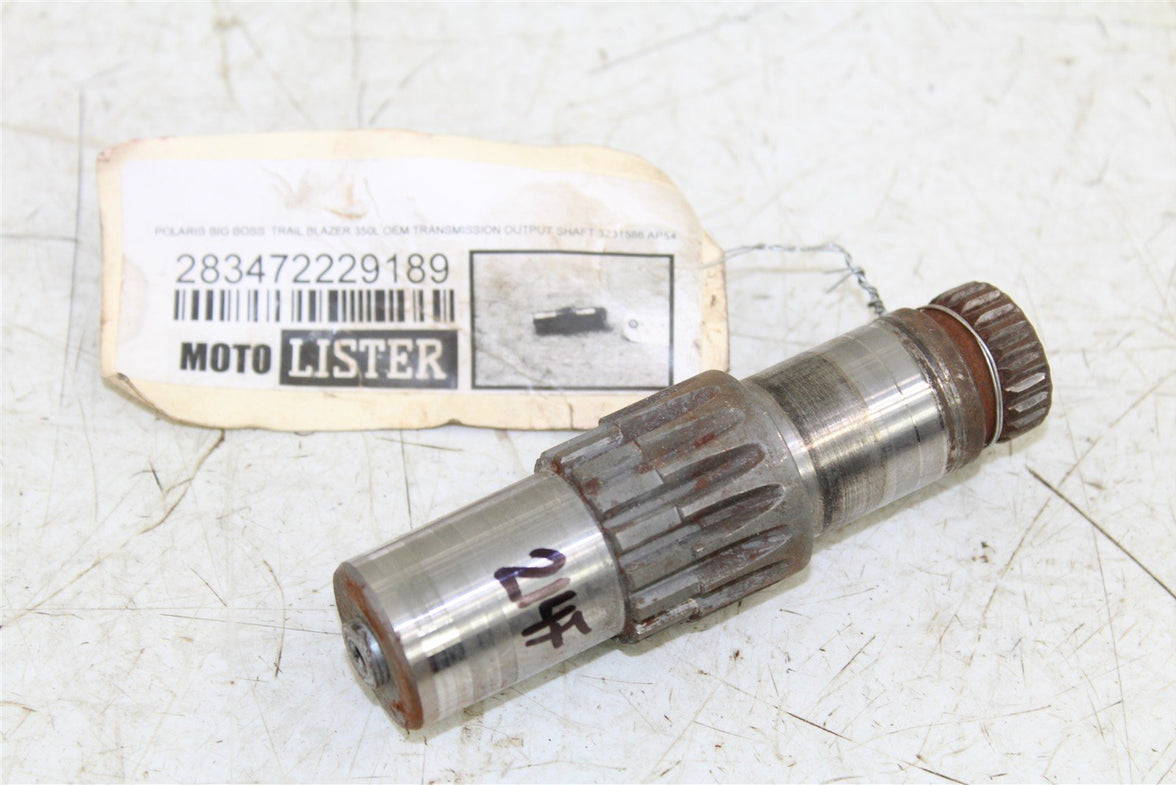 1992 Polaris Trail Boss 250 Gear Case Transmission Output Shaft 214F