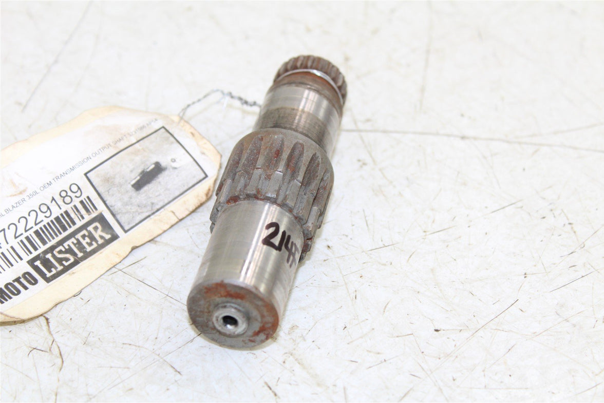 1992 Polaris Trail Boss 250 Gear Case Transmission Output Shaft 214F