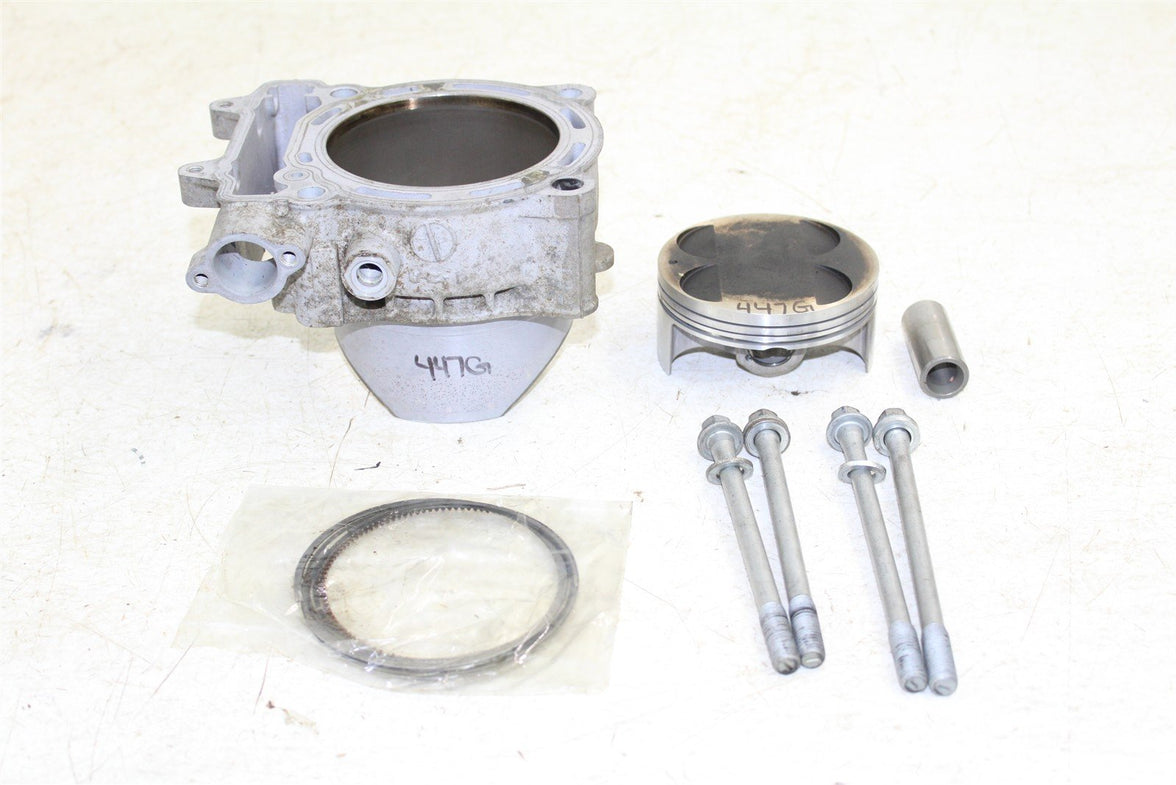 2008 Kawasaki KFX 450R Engine Cylinder Jug w/ Piston 447G