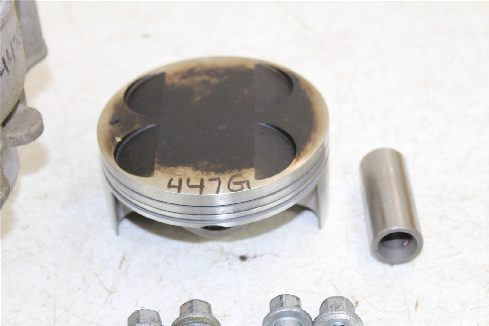 2008 Kawasaki KFX 450R Engine Cylinder Jug w/ Piston 447G