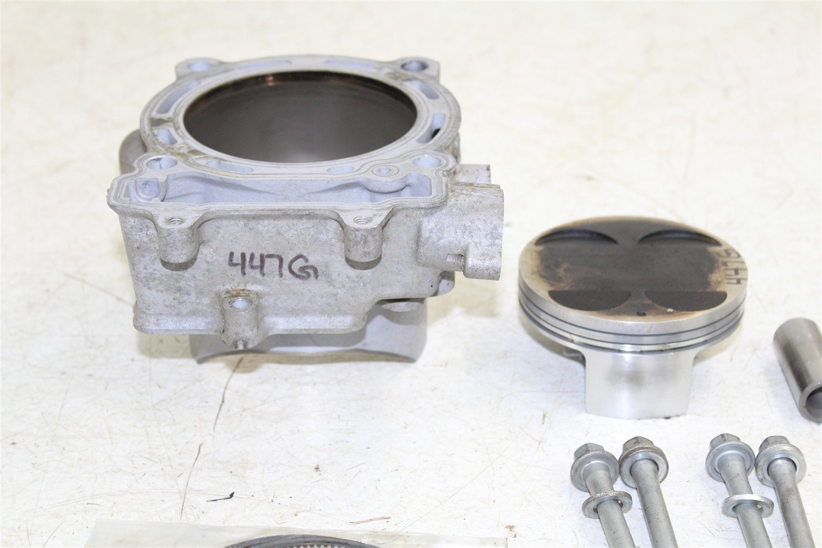 2008 Kawasaki KFX 450R Engine Cylinder Jug w/ Piston 447G