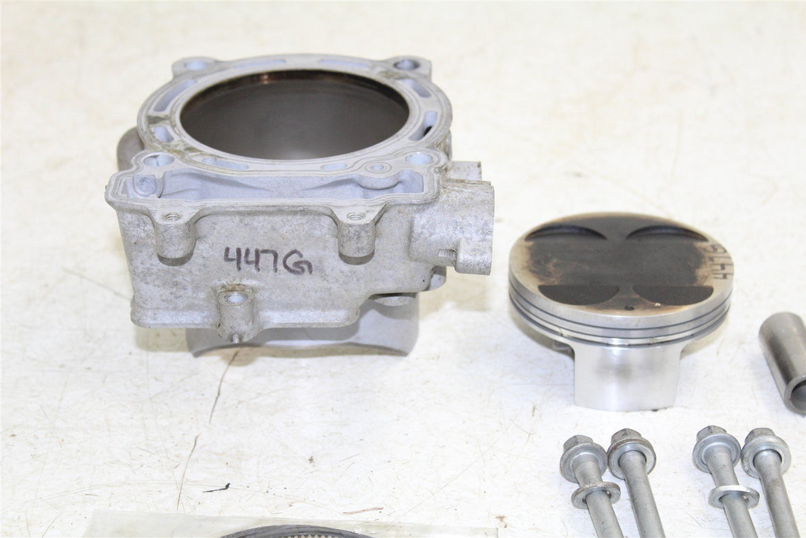 2008 Kawasaki KFX 450R Engine Cylinder Jug w/ Piston 447G