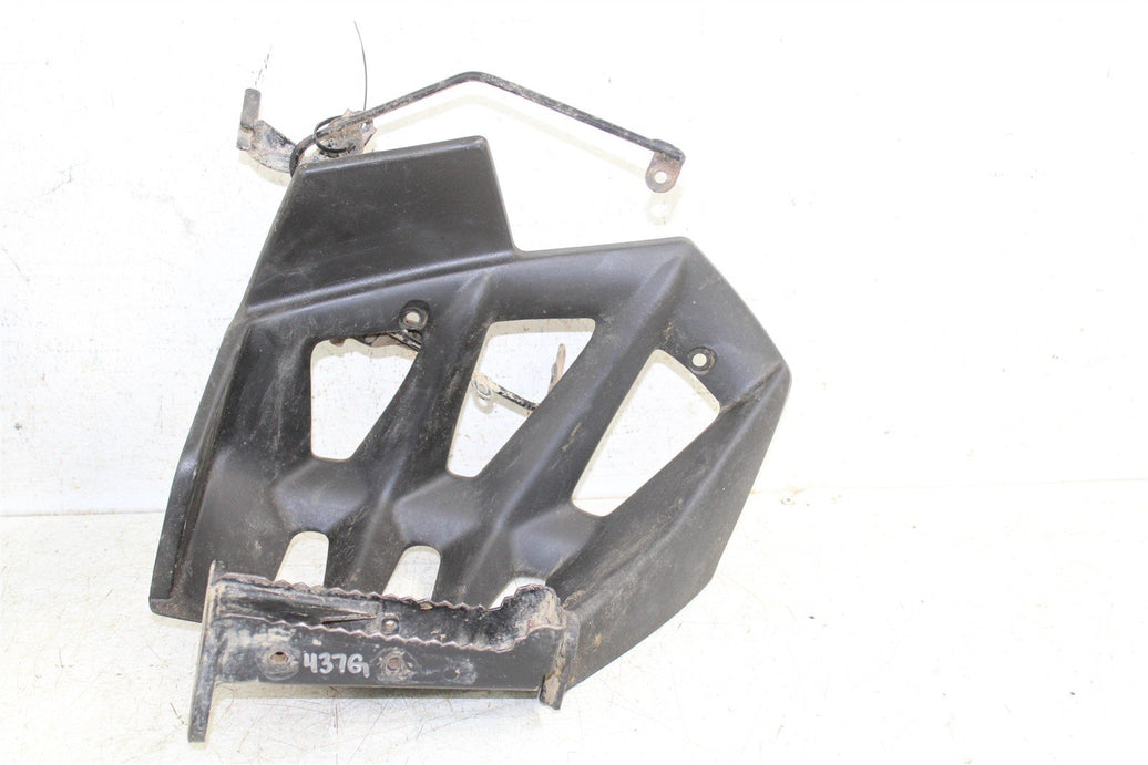 2008 Kawasaki KFX 450R Left Heel Guard w/ Foot Peg 437G