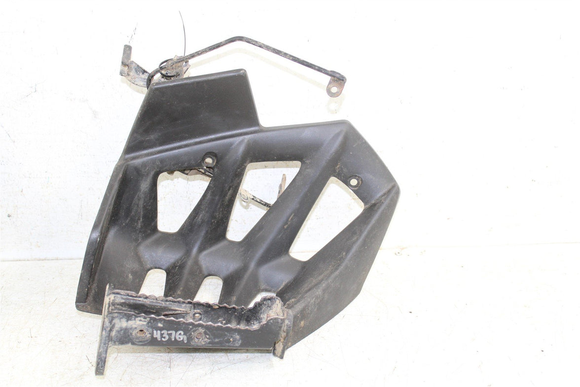 2008 Kawasaki KFX 450R Left Heel Guard w/ Foot Peg 437G