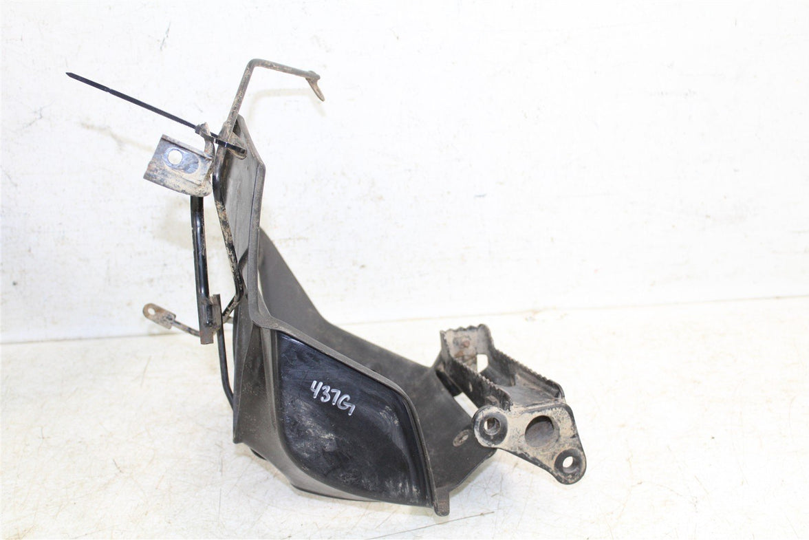 2008 Kawasaki KFX 450R Left Heel Guard w/ Foot Peg 437G