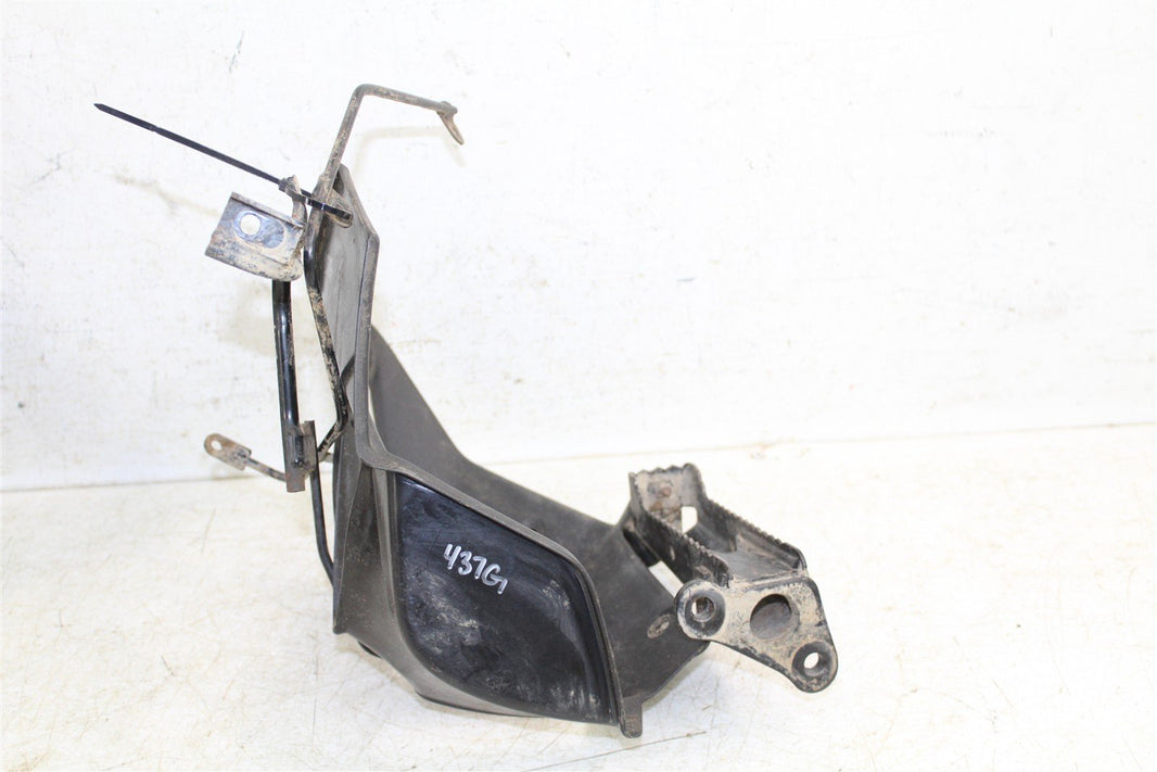 2008 Kawasaki KFX 450R Left Heel Guard w/ Foot Peg 437G