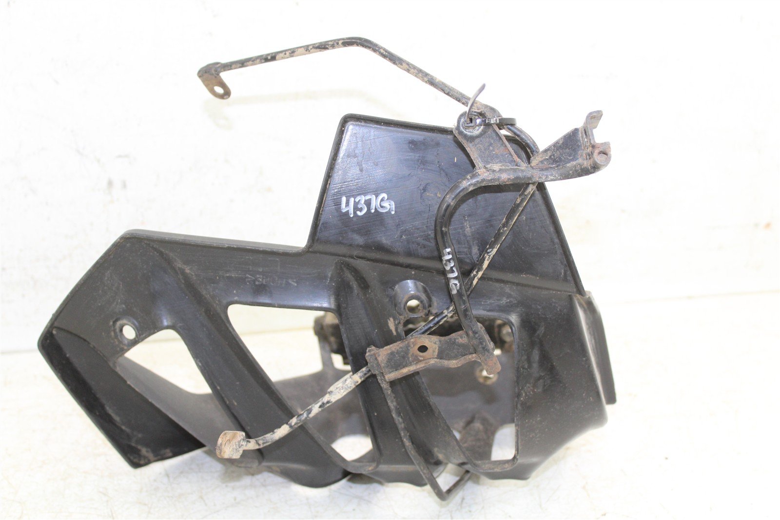 2008 Kawasaki KFX 450R Left Heel Guard w/ Foot Peg 437G