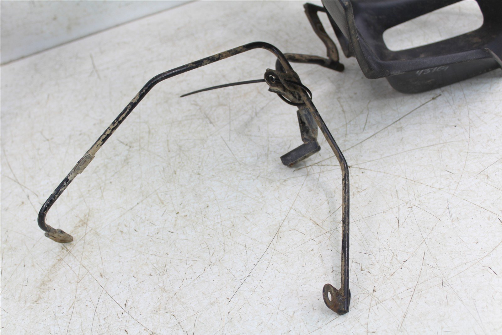 2008 Kawasaki KFX 450R Left Heel Guard w/ Foot Peg 437G