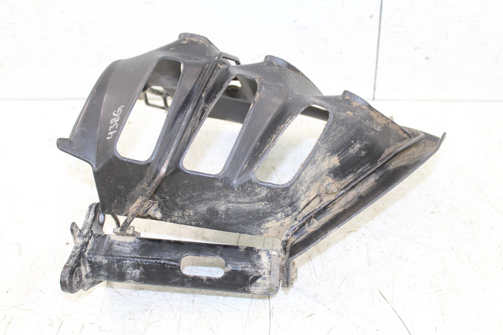 2008 Kawasaki KFX 450R Right Heel Guard w/ Foot Peg 438G