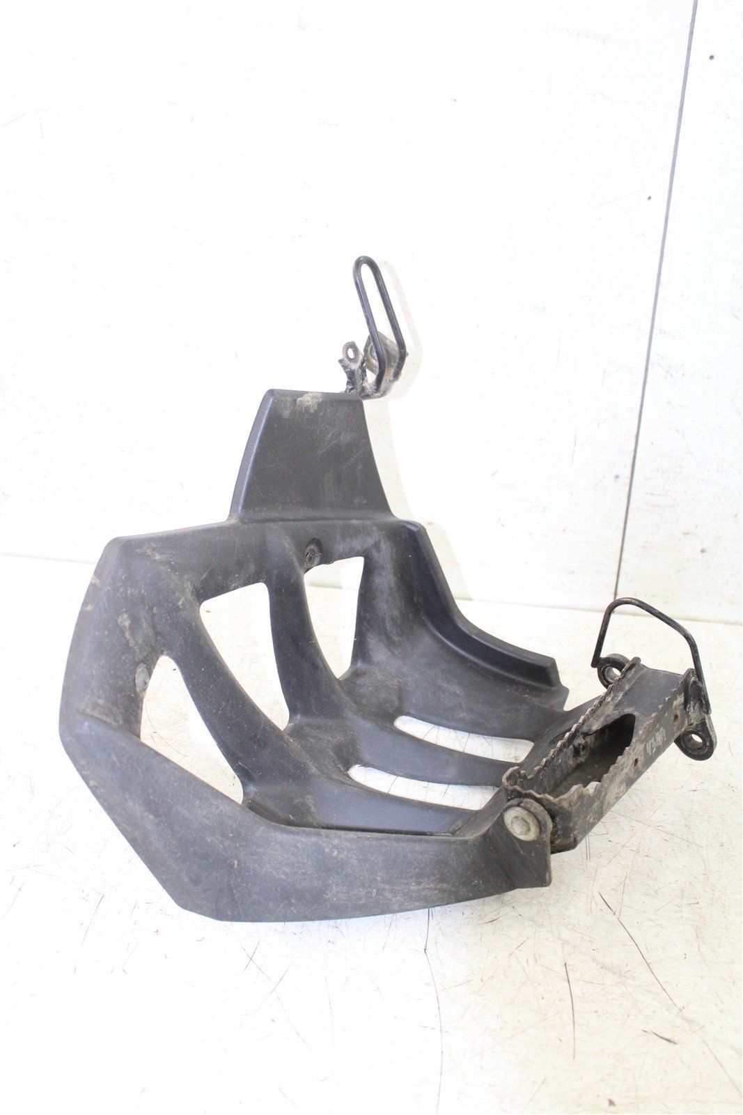 2008 Kawasaki KFX 450R Right Heel Guard w/ Foot Peg 438G