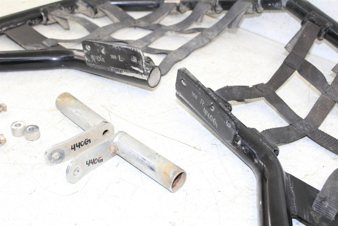 2008 Kawasaki KFX 450R Alba Racing Nerf Bars Pegs Left Right Guards 440G