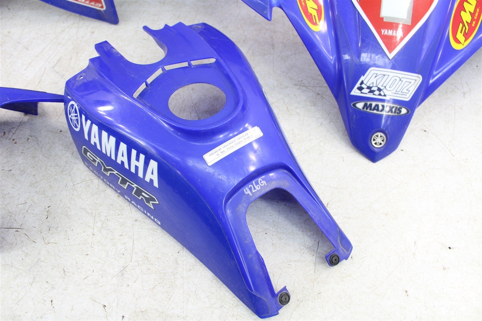 2006 Yamaha YFZ 450 Front Rear Fender Set Tank Cover Side Shrouds Plastics 426G