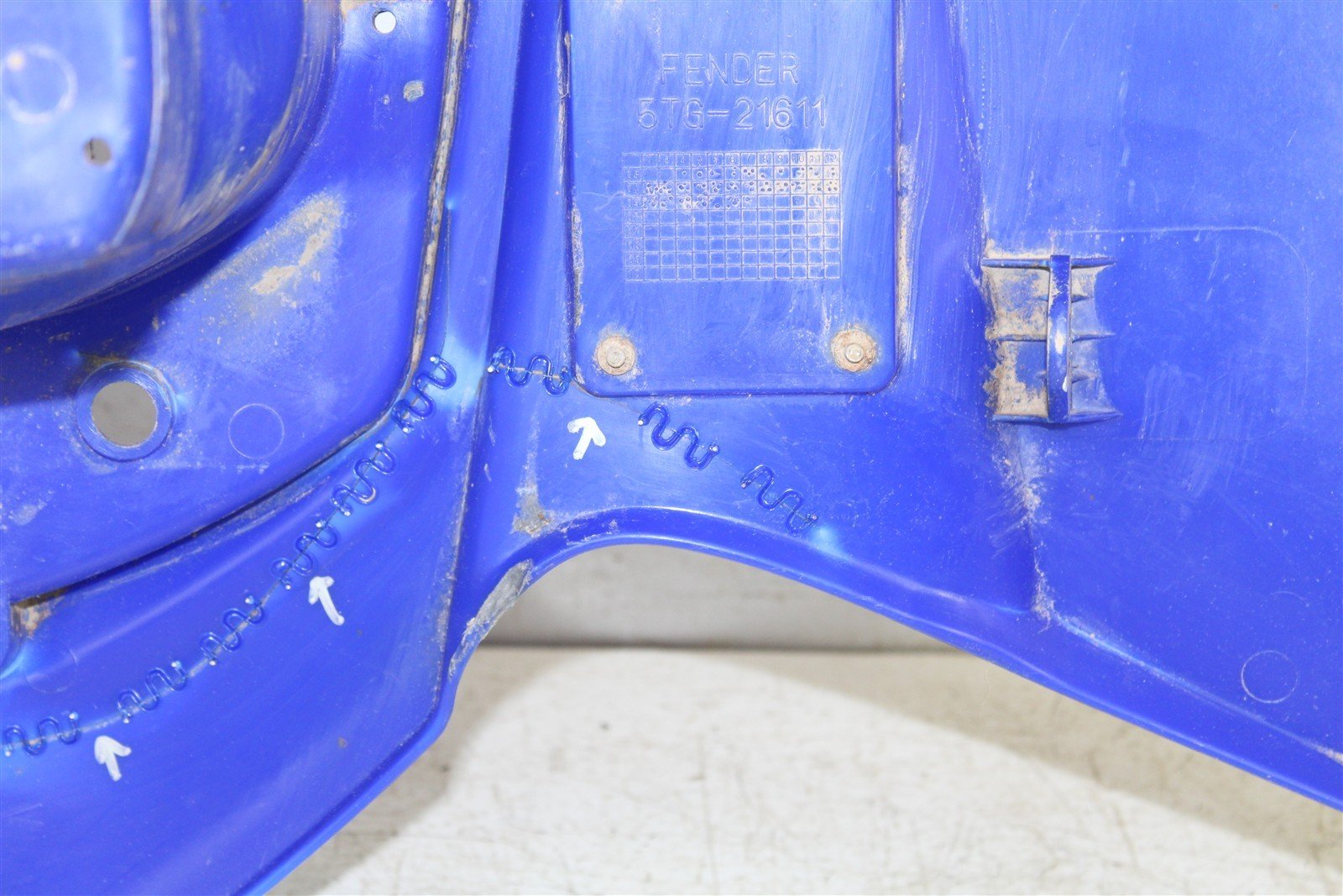 2006 Yamaha YFZ 450 Front Rear Fender Set Tank Cover Side Shrouds Plastics 426G