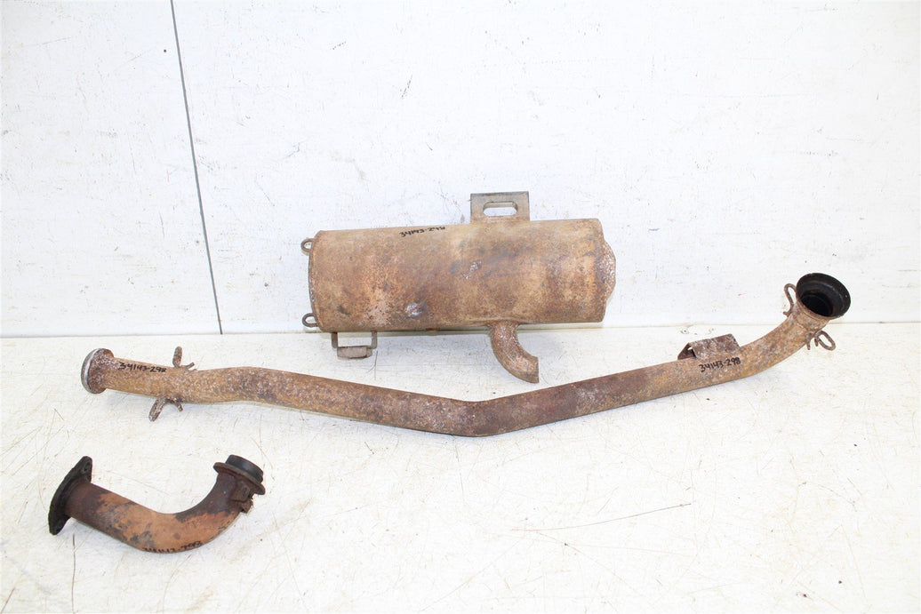 2002 Polaris Magnum 325 4x4 Exhaust Head Pipe Silencer Muffler 34143