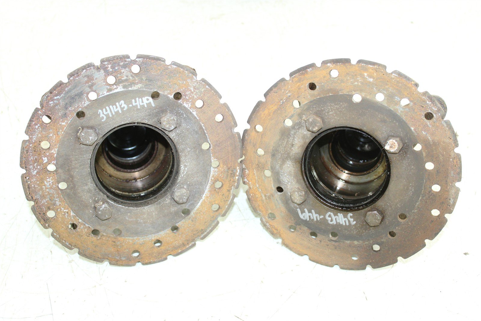 2002 Polaris Magnum 325 4x4 Front Hubs Brake Rotors 34143