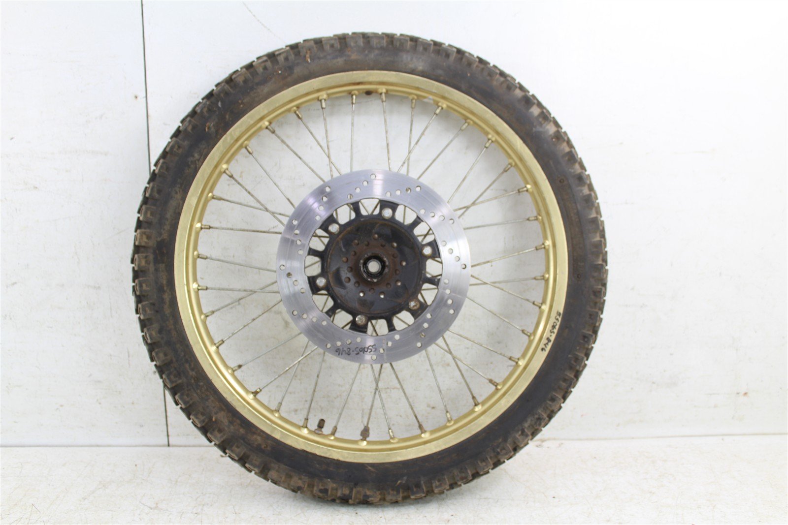 1985 Yamaha XT 600 Front Wheel Rim Hub w/ Brake Rotor 55065