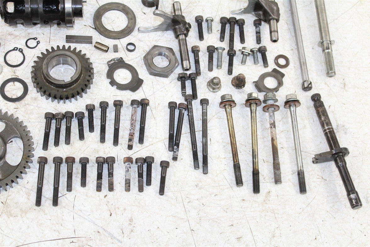 1985 Yamaha XT 600 Transmission Gears Shaft Shift Forks Drum Oil Pump 55065