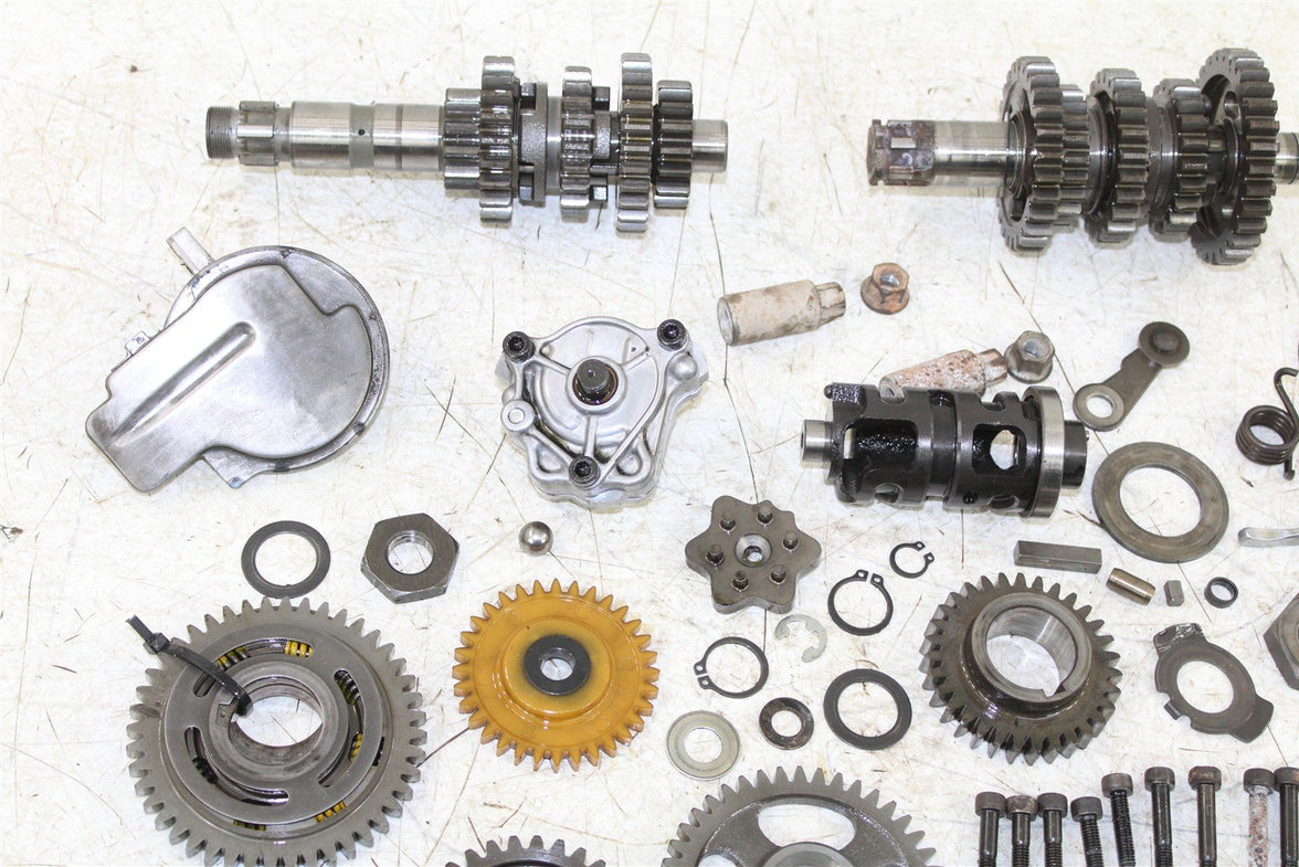 1985 Yamaha XT 600 Transmission Gears Shaft Shift Forks Drum Oil Pump 55065