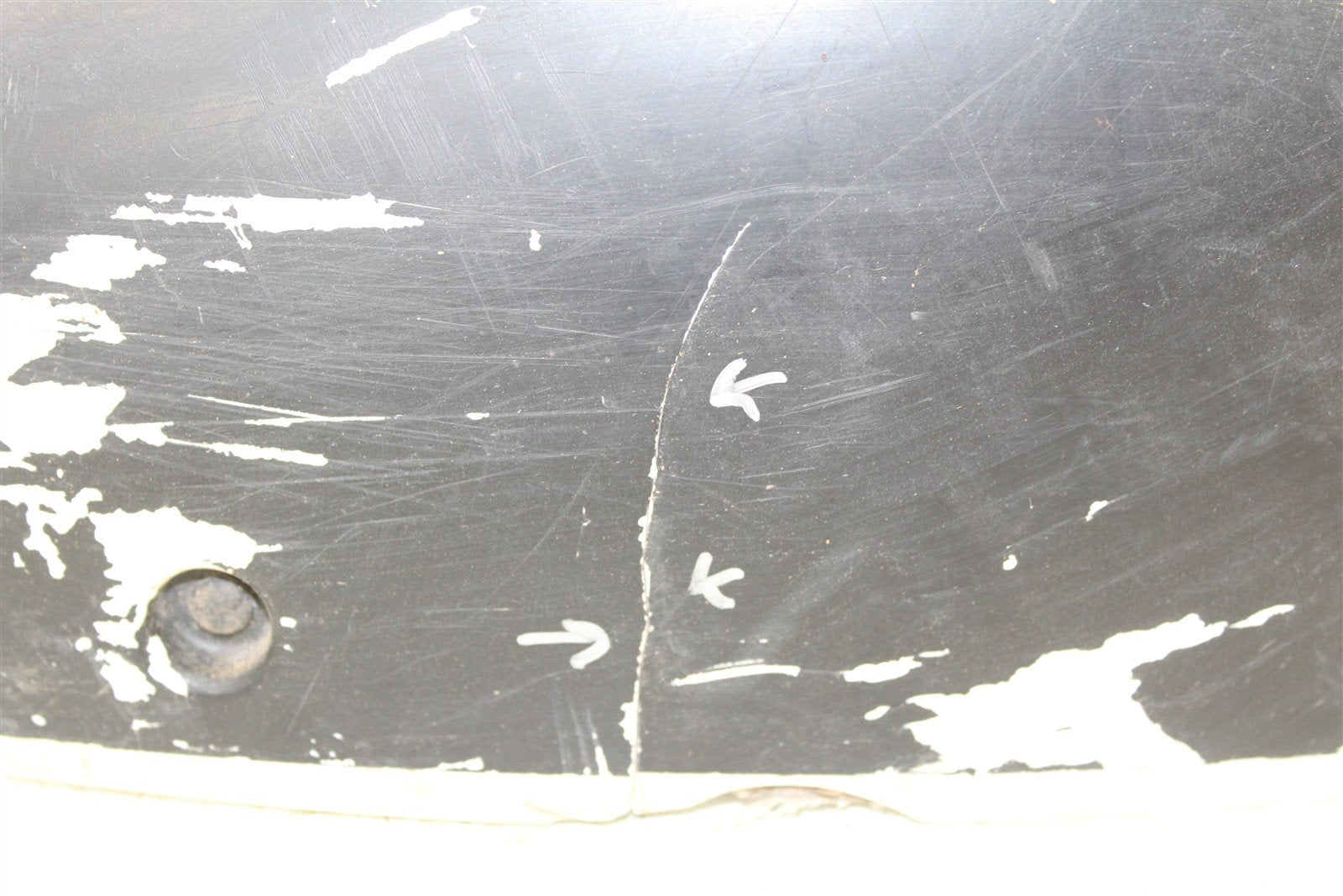 1985 Yamaha XT 600 Rear Right Number Plate Plastic Fender 55065