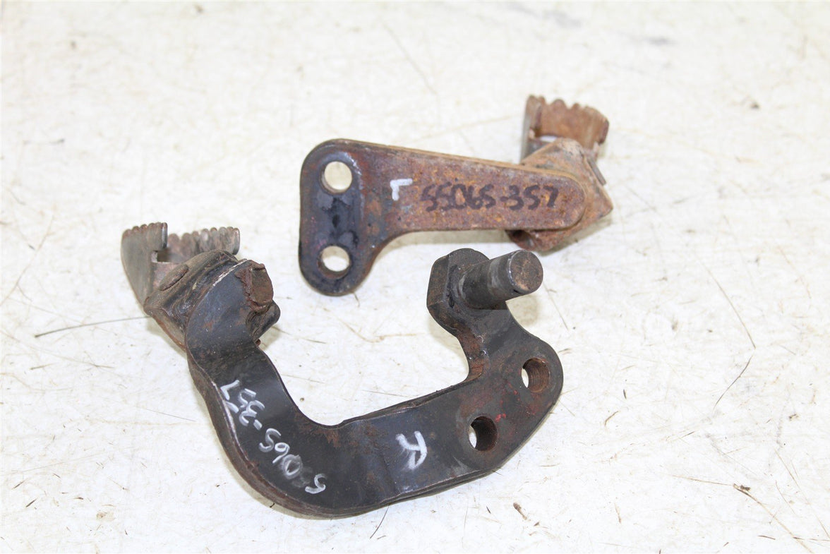 1985 Yamaha XT 600 Foot Pegs Set Hardware Springs Rests 55065