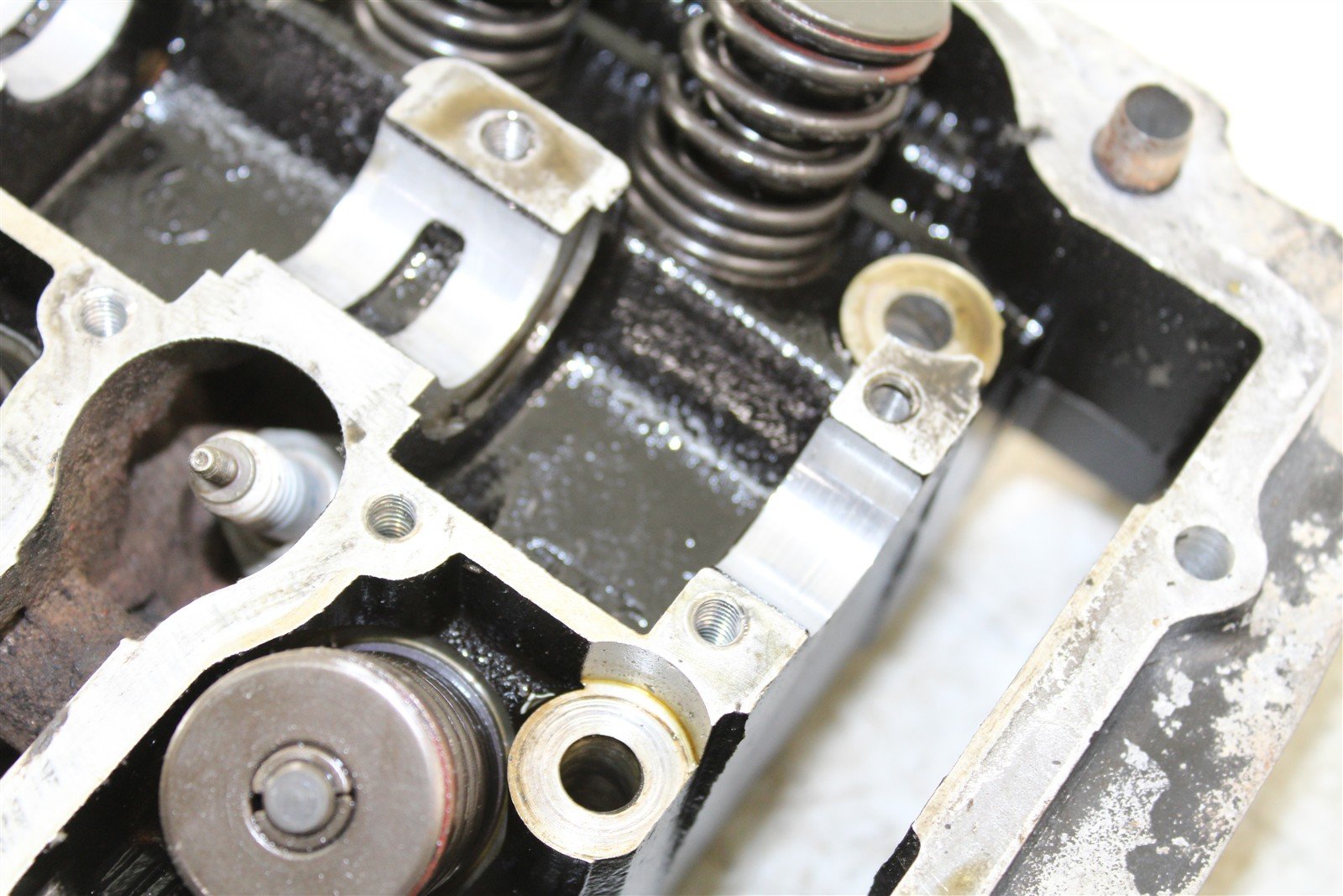 1985 Yamaha XT 600 Cylinder Head w/ Rocker Arms Valve Cover 55065
