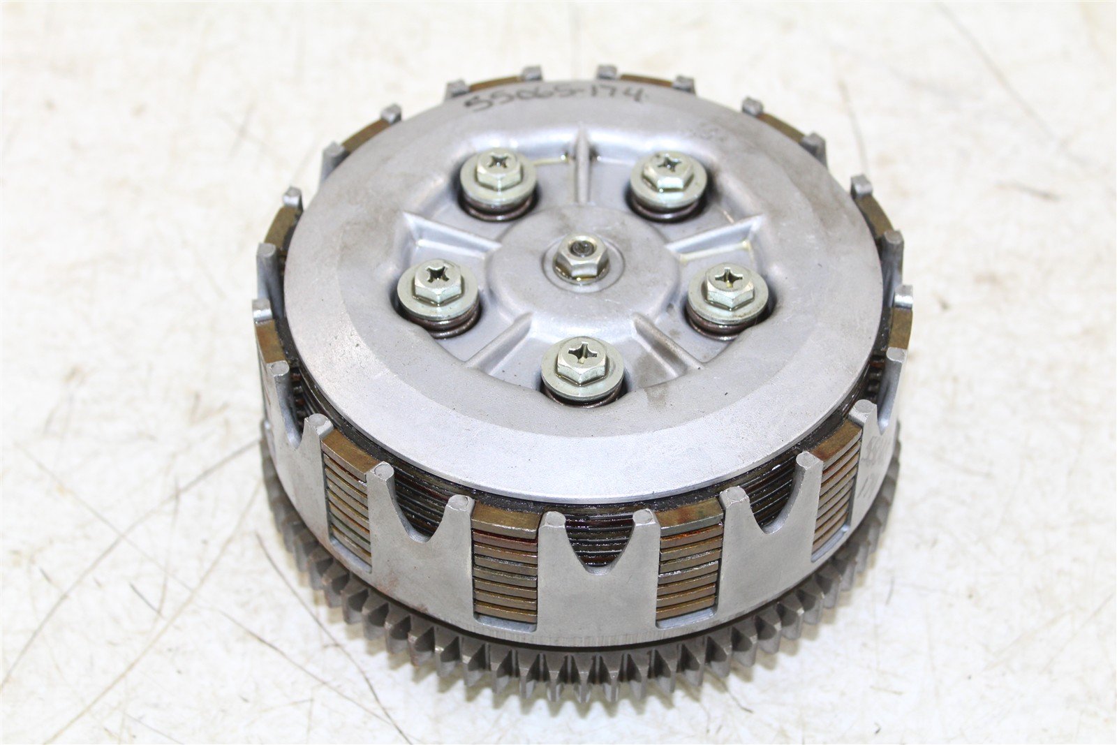 1985 Yamaha XT 600 Clutch Basket Inner Hub Pressure Plate 55065