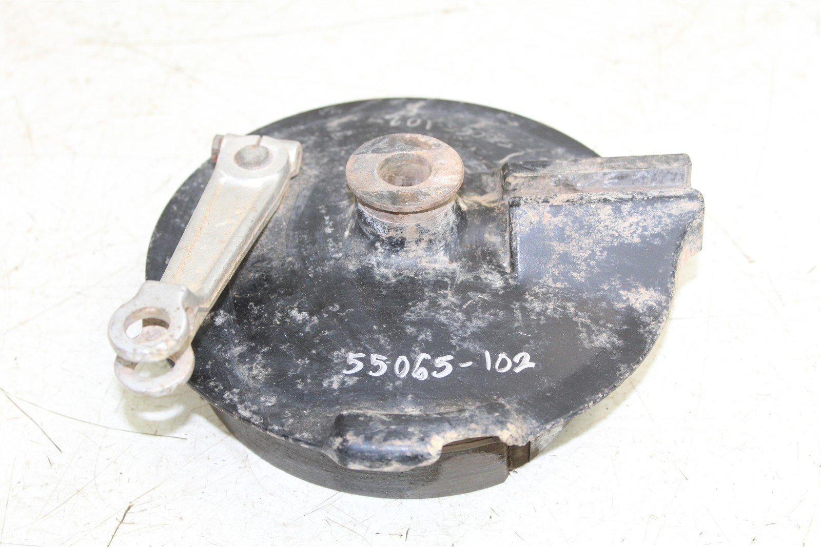 1985 Yamaha XT 600 Rear Brake Drum Plate Panel Shoes Mount 55065
