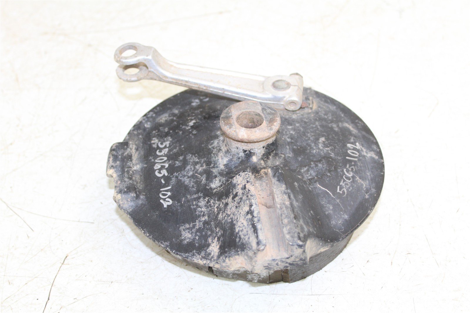 1985 Yamaha XT 600 Rear Brake Drum Plate Panel Shoes Mount 55065