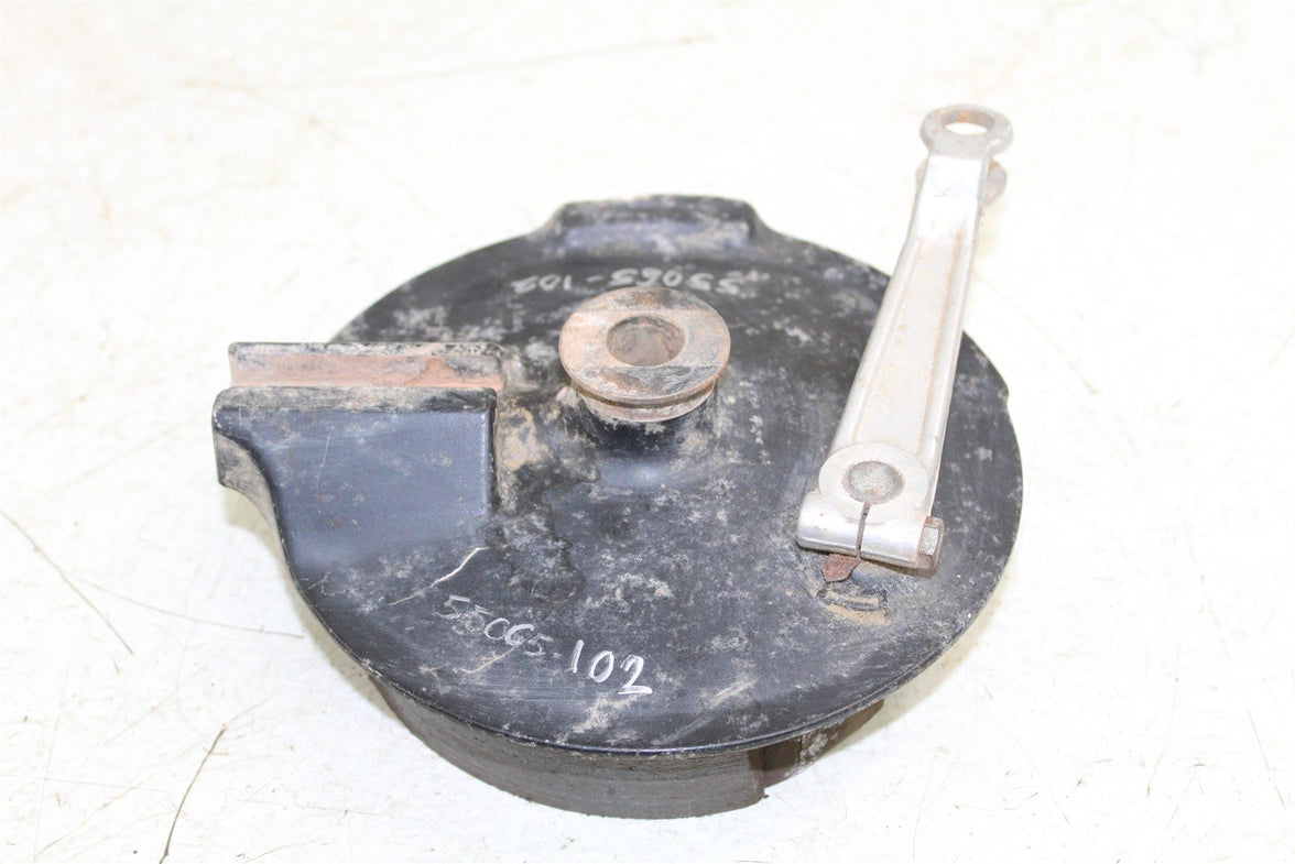 1985 Yamaha XT 600 Rear Brake Drum Plate Panel Shoes Mount 55065