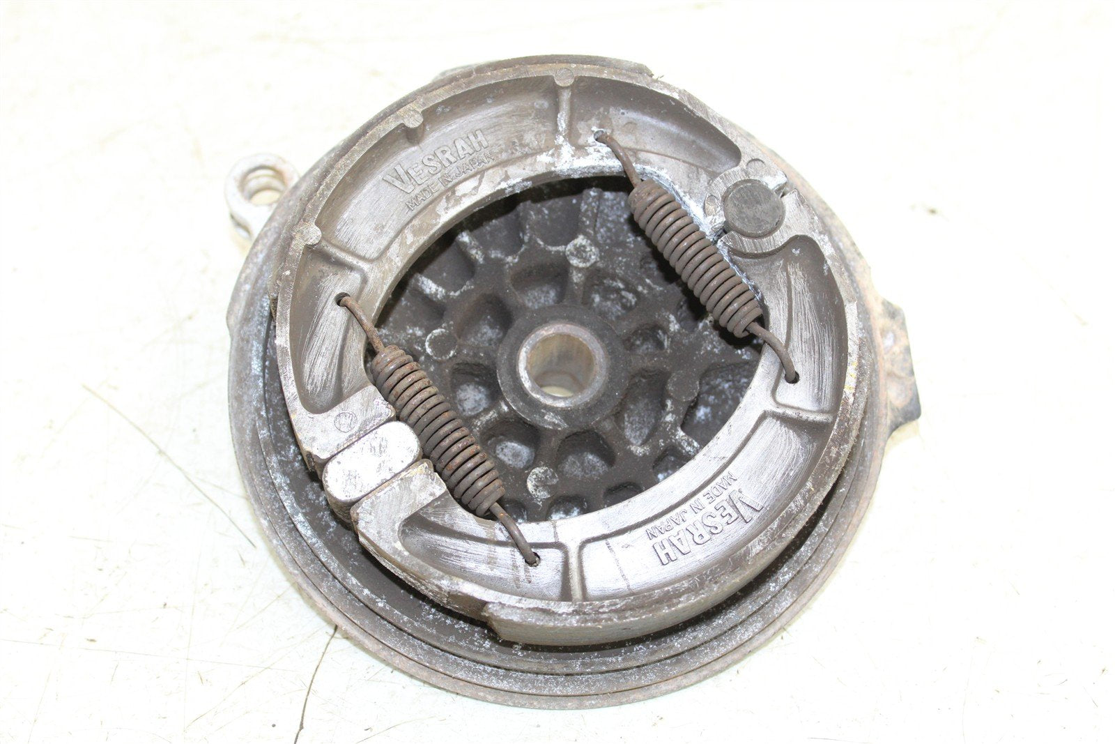 1985 Yamaha XT 600 Rear Brake Drum Plate Panel Shoes Mount 55065
