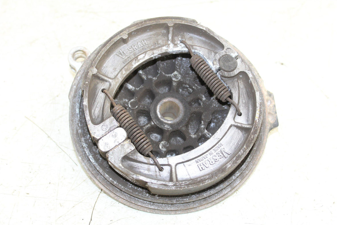 1985 Yamaha XT 600 Rear Brake Drum Plate Panel Shoes Mount 55065