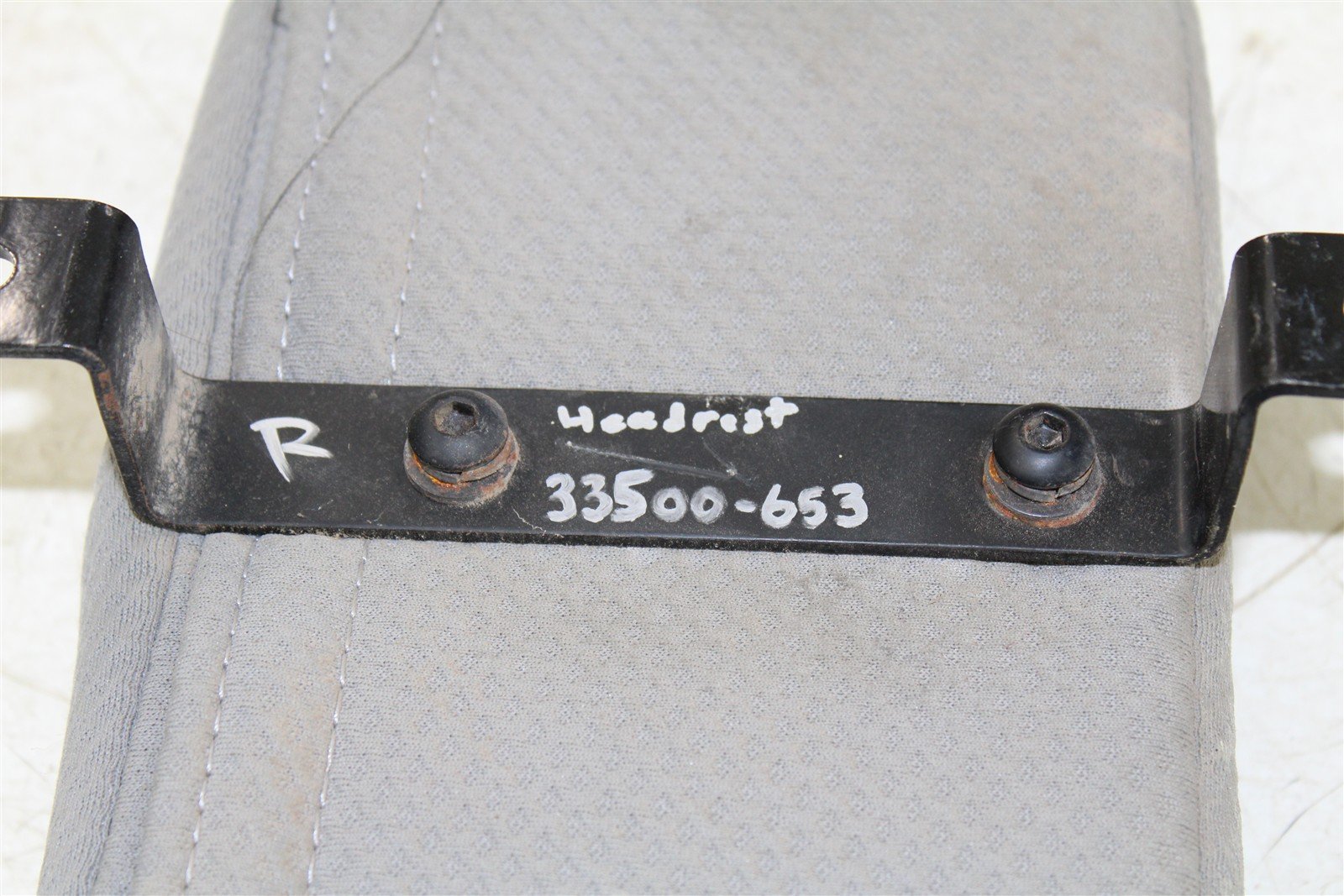 2007 Kubota RTV 1100 Seat Head Rest Passenger 33500