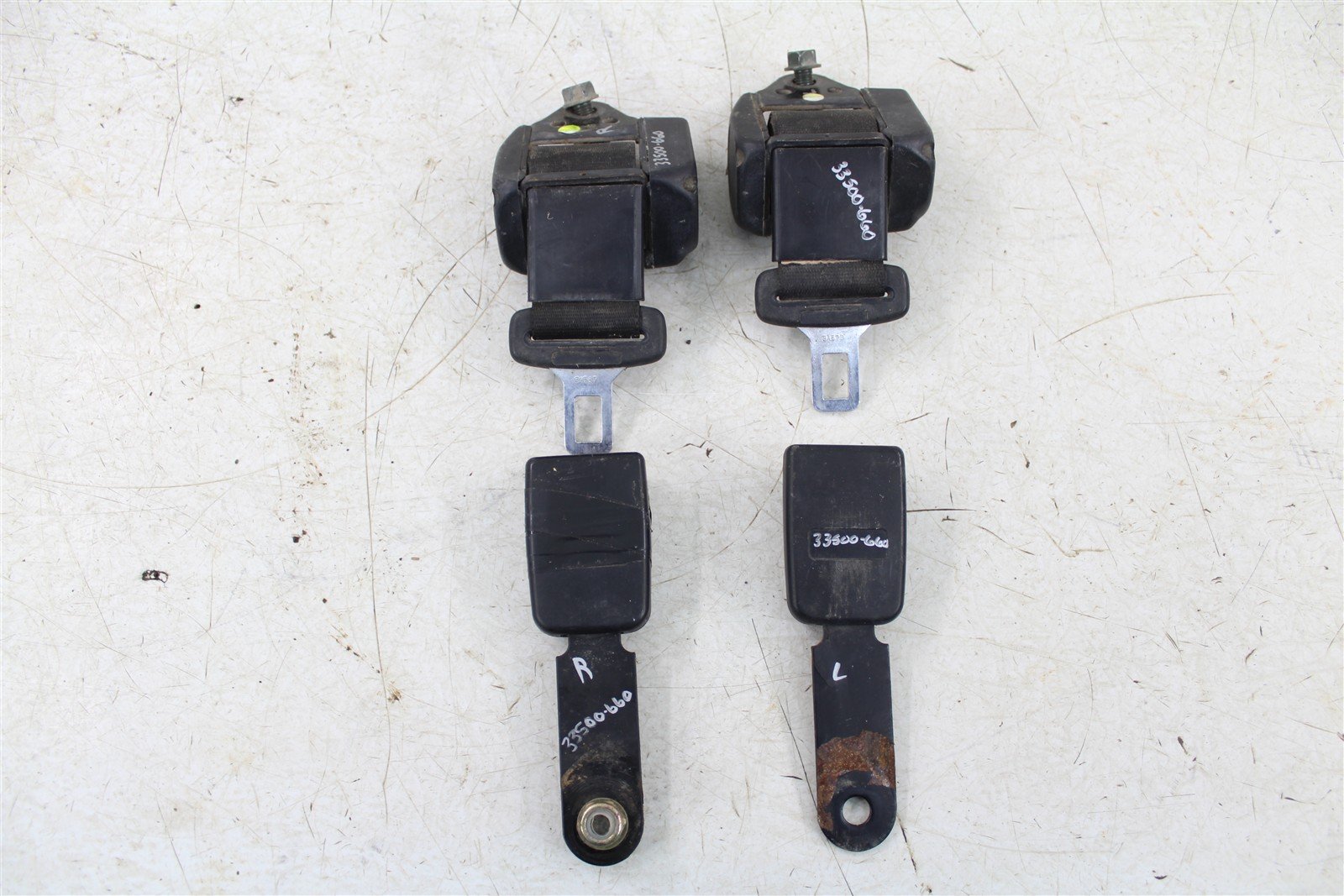 2007 Kubota RTV 1100 Seat Belts w/ Buckles Driver Passenger 33500