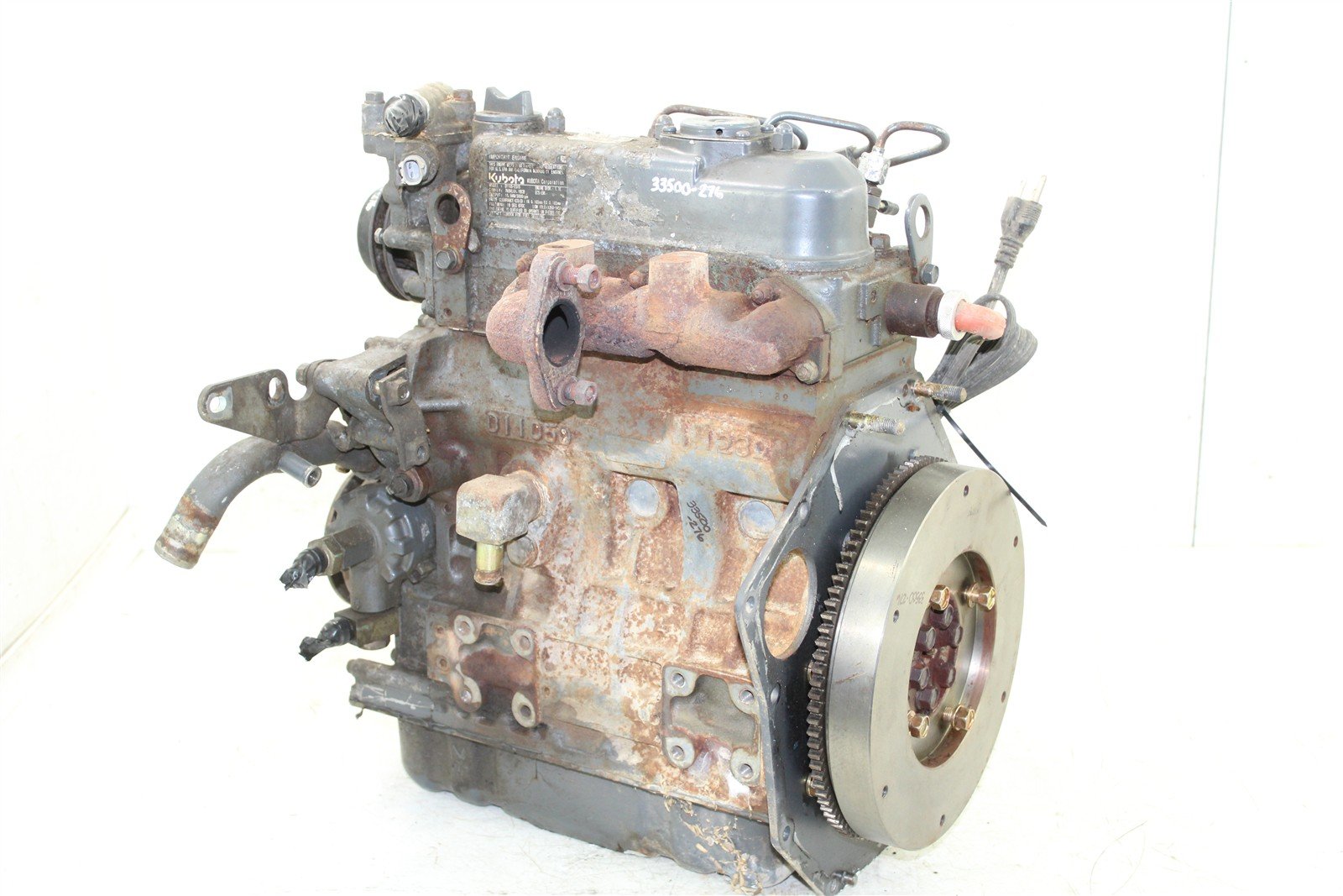 2007 Kubota RTV 1100 Running D1105 Diesel Engine Crank Block Cylinder Head 33500
