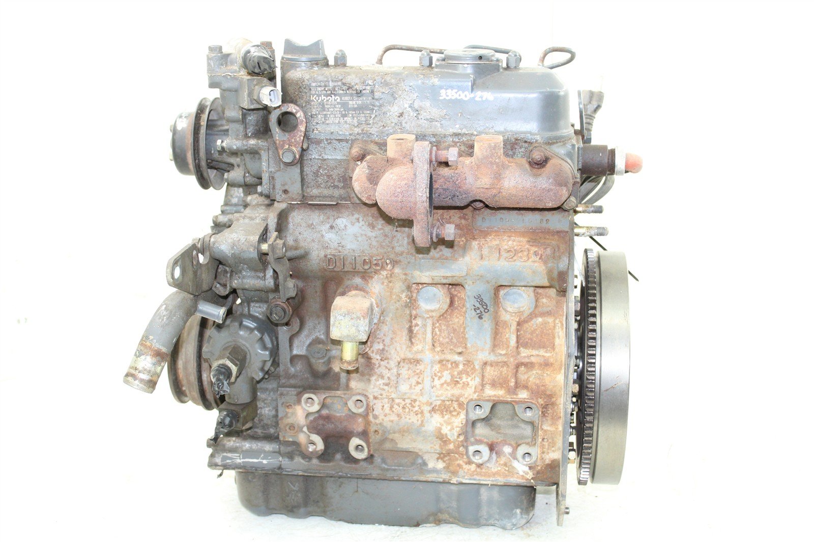 2007 Kubota RTV 1100 Running D1105 Diesel Engine Crank Block Cylinder Head 33500