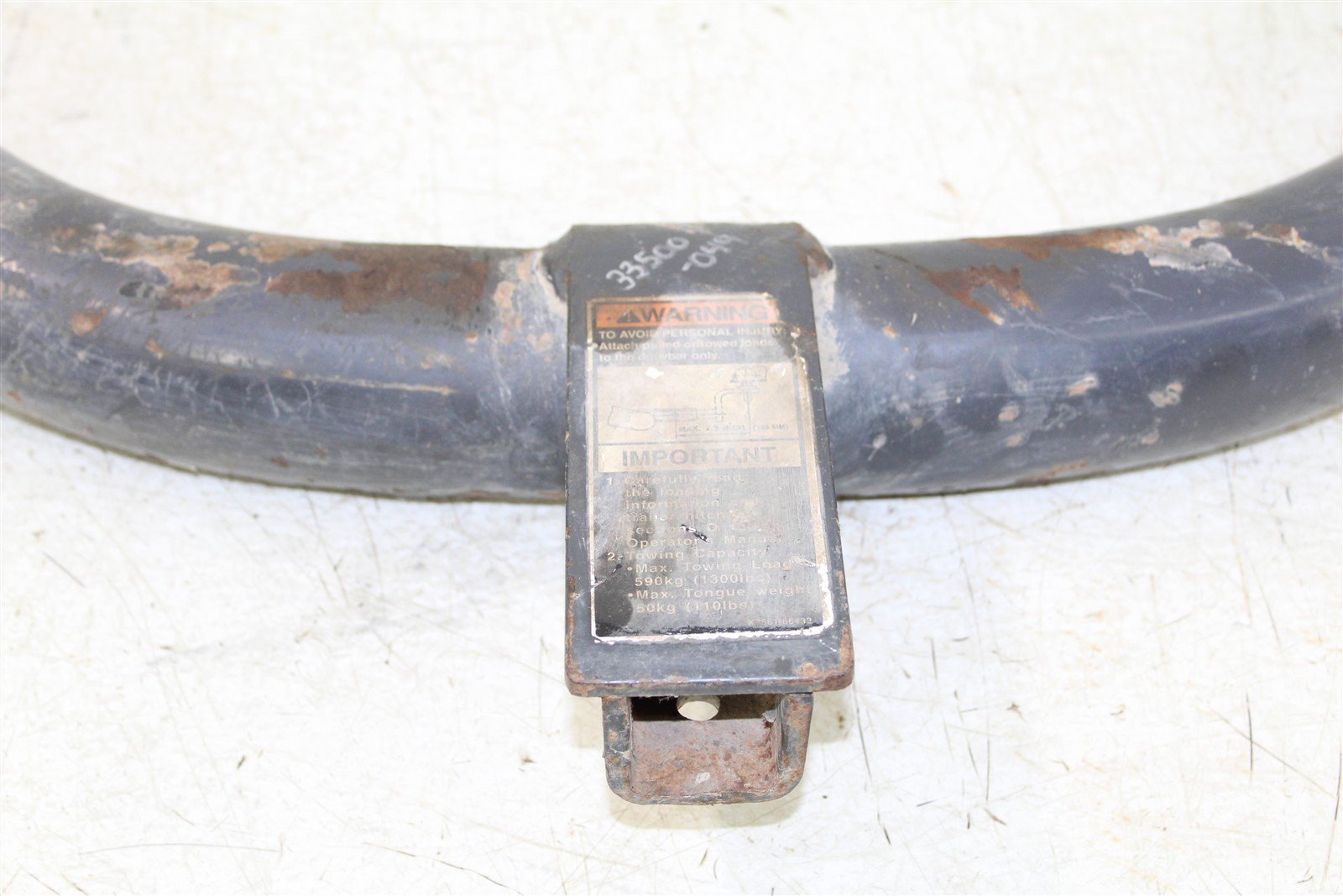 2007 Kubota RTV 1100 Rear Axle Carrier Housing Tow Hitch Receiver 33500