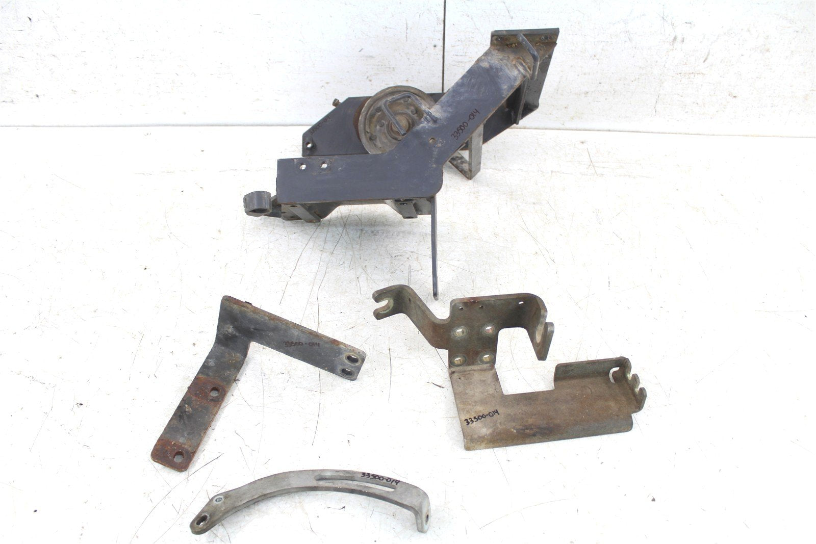 2007 Kubota RTV 1100 Air Conditioning AC Compressor Bracket Tension Pulley 33500