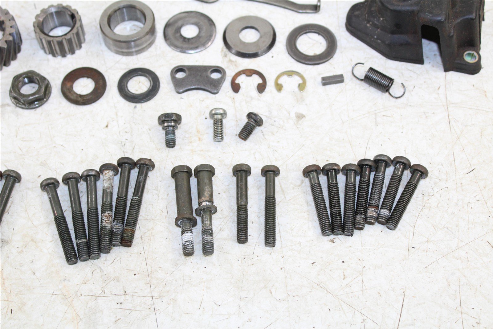 1996 Yamaha PW 80 Transmission Gears Shaft Shift Drum 55066