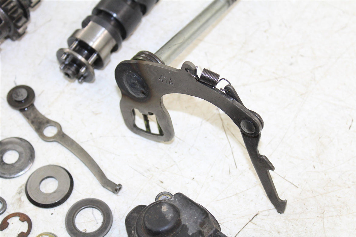 1996 Yamaha PW 80 Transmission Gears Shaft Shift Drum 55066