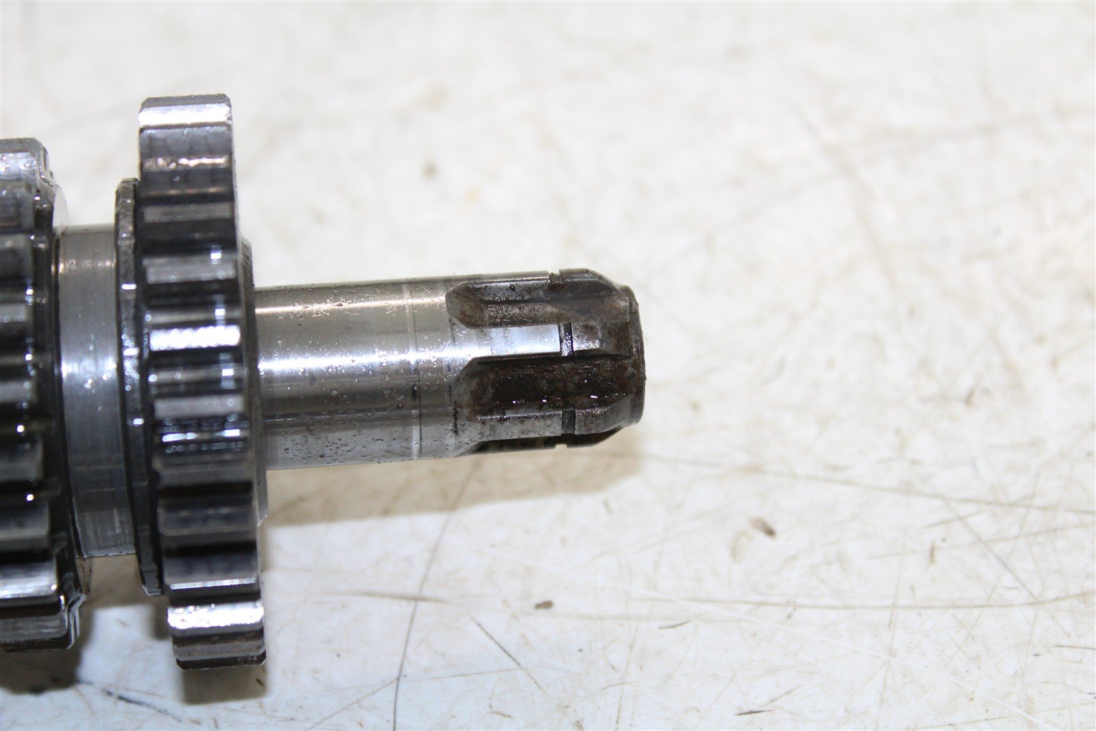 1996 Yamaha PW 80 Transmission Gears Shaft Shift Drum 55066