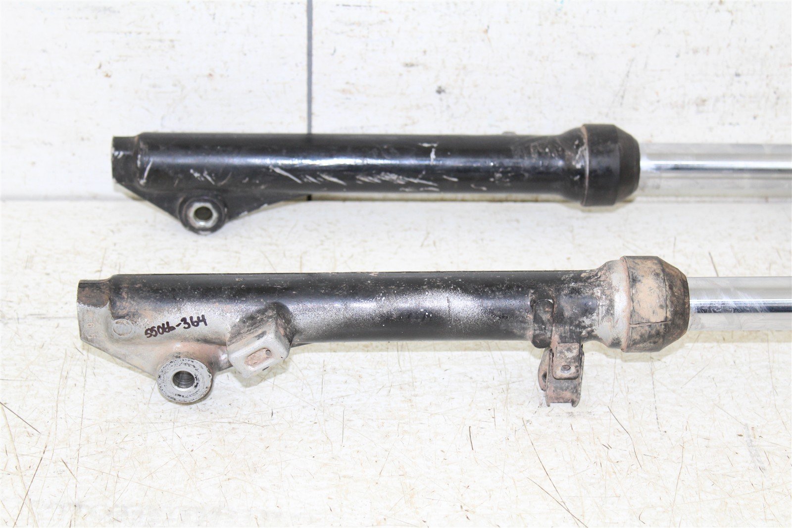 1996 Yamaha PW 80 Fork Tubes Front Suspension Triple Clamps 55066