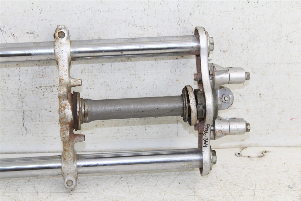 1996 Yamaha PW 80 Fork Tubes Front Suspension Triple Clamps 55066