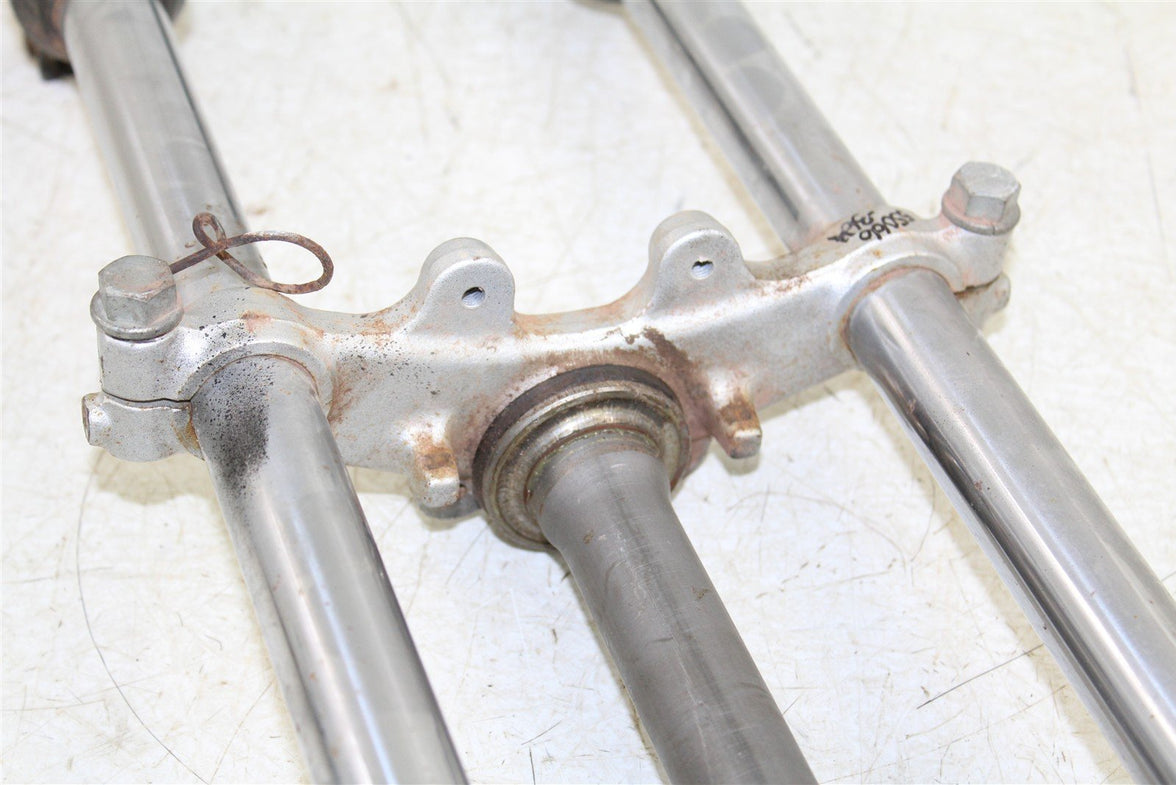1996 Yamaha PW 80 Fork Tubes Front Suspension Triple Clamps 55066