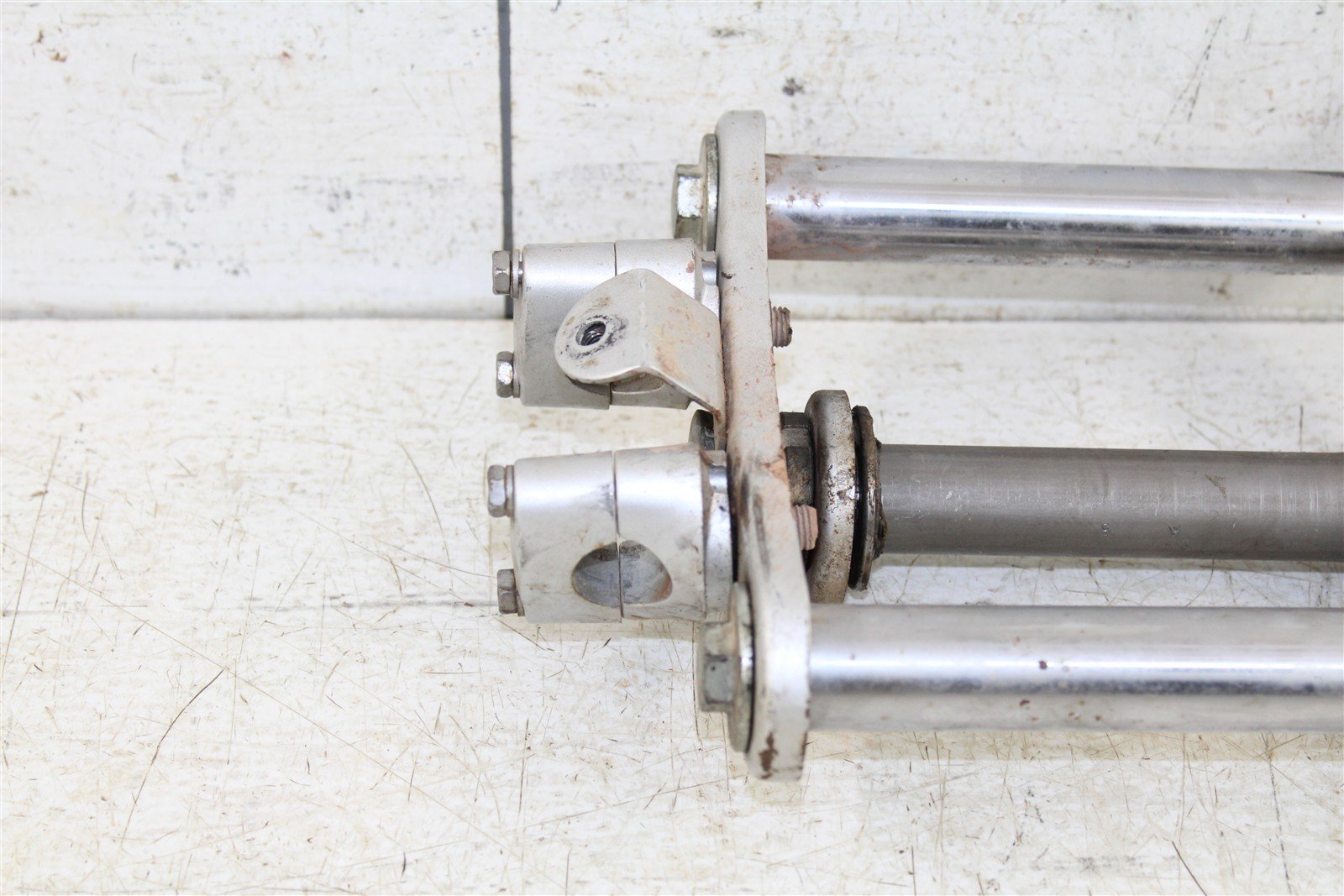 1996 Yamaha PW 80 Fork Tubes Front Suspension Triple Clamps 55066