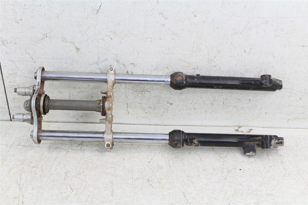 1996 Yamaha PW 80 Fork Tubes Front Suspension Triple Clamps 55066