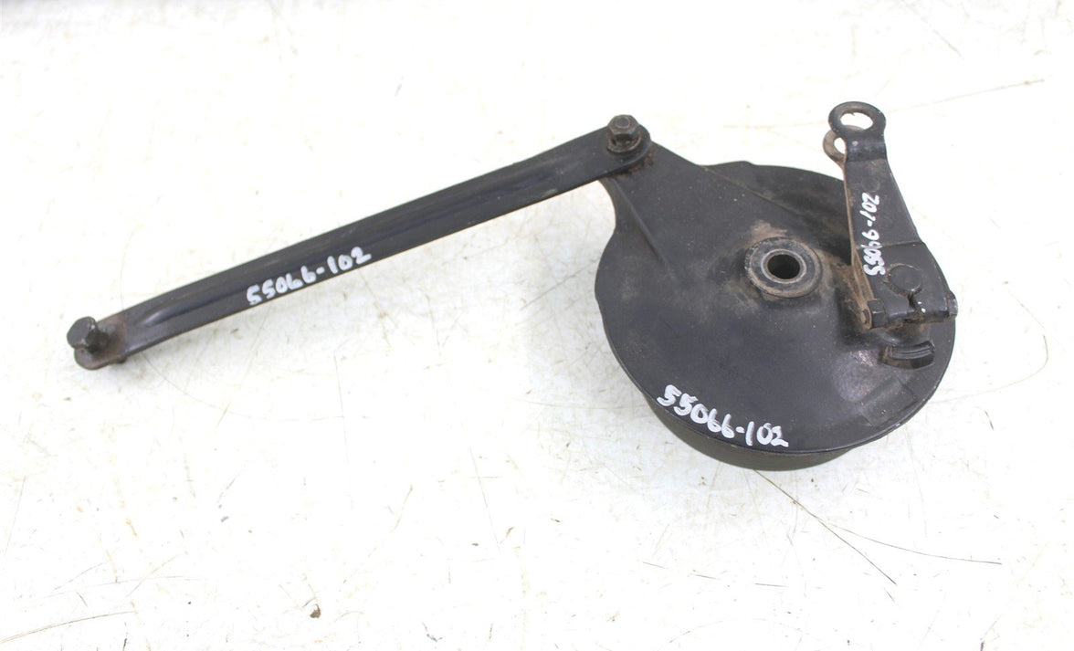 1996 Yamaha PW 80 Rear Brake Drum Plate Panel Shoes Mount 55066