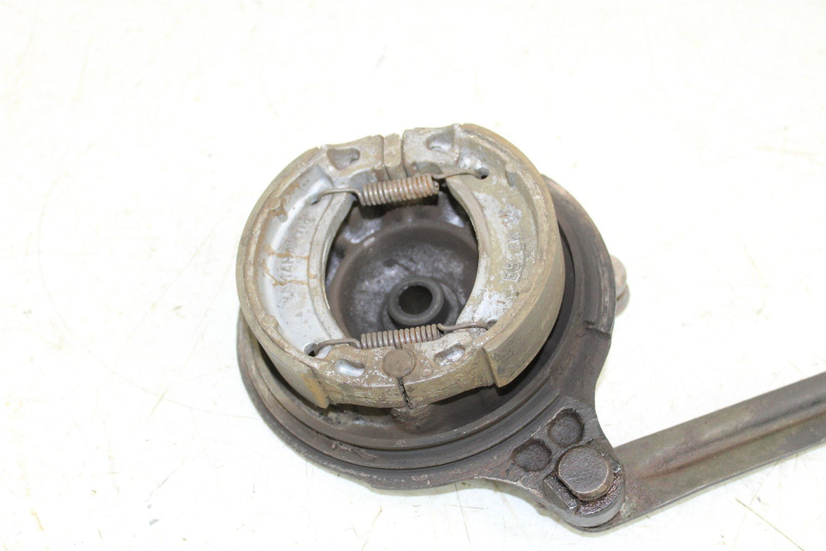 1996 Yamaha PW 80 Rear Brake Drum Plate Panel Shoes Mount 55066
