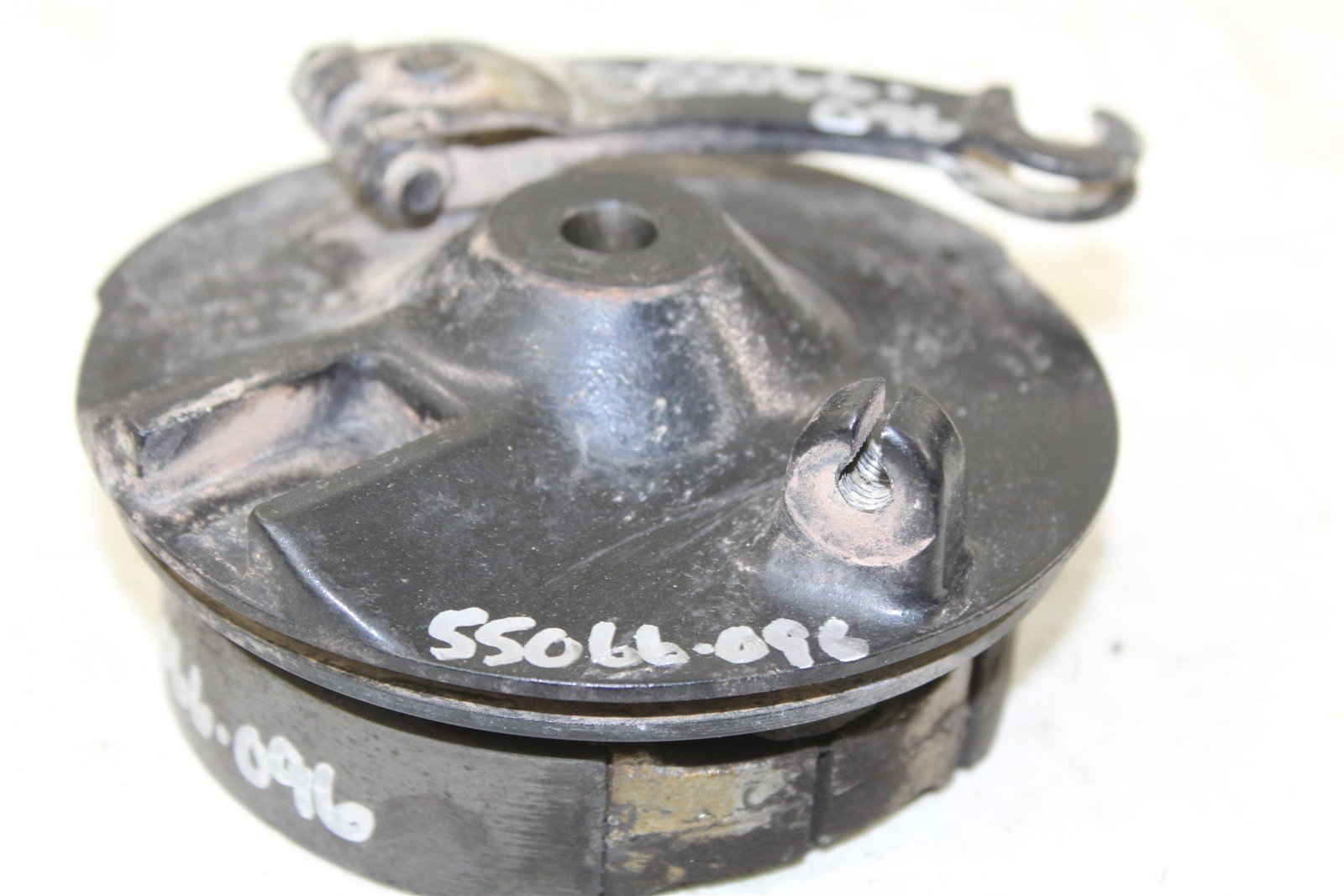 1996 Yamaha PW 80 Front Brake Drum Plate Panel Shoes Mount 55066