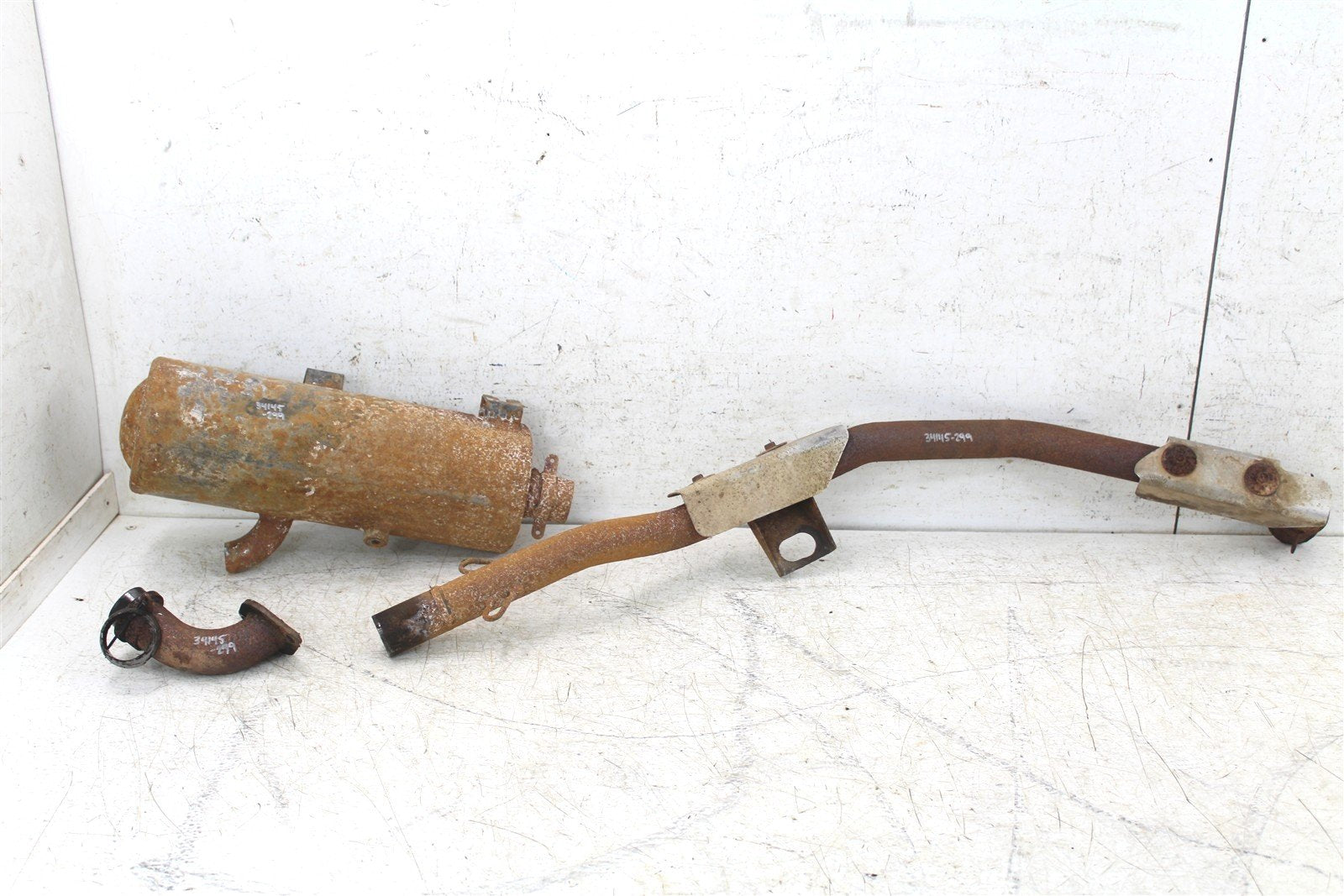 1996 Polaris Sportsman 500 4x4 Exhaust Head Pipe Silencer Muffler 34145